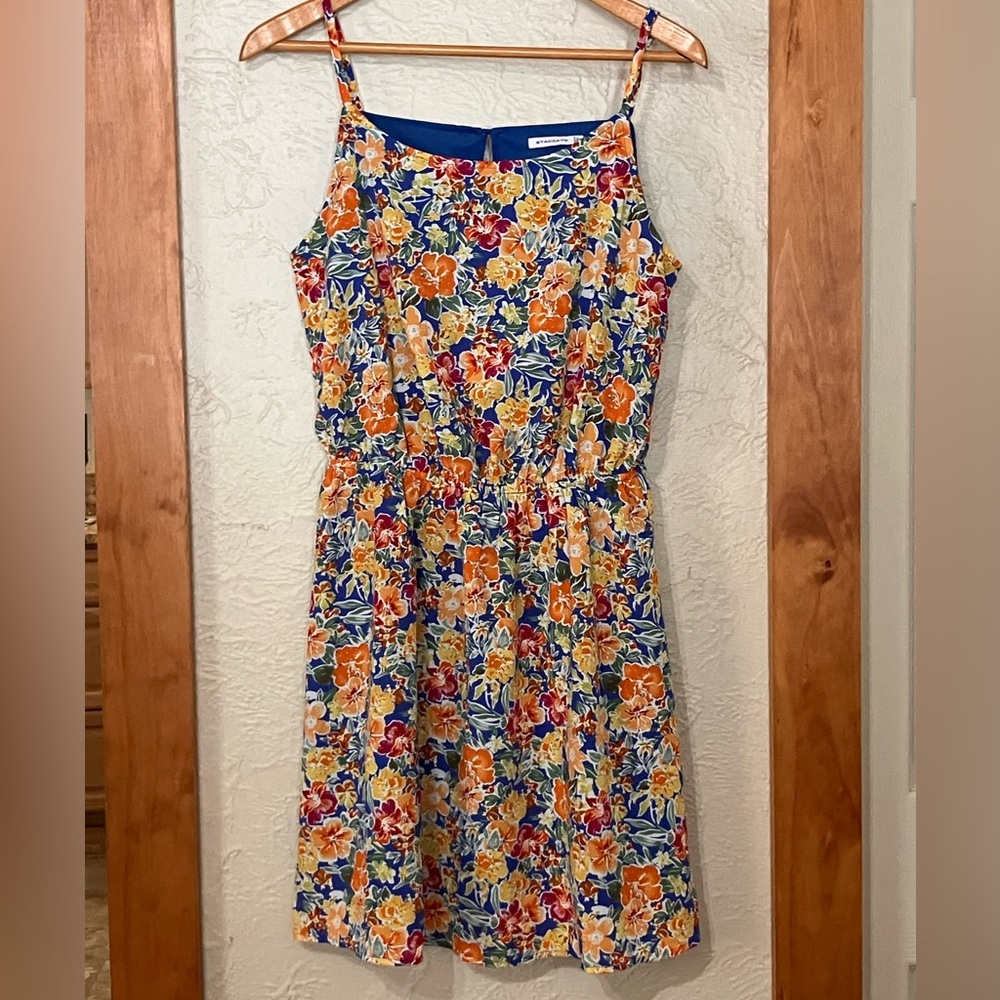 Staccato Blue Floral Mini Dress